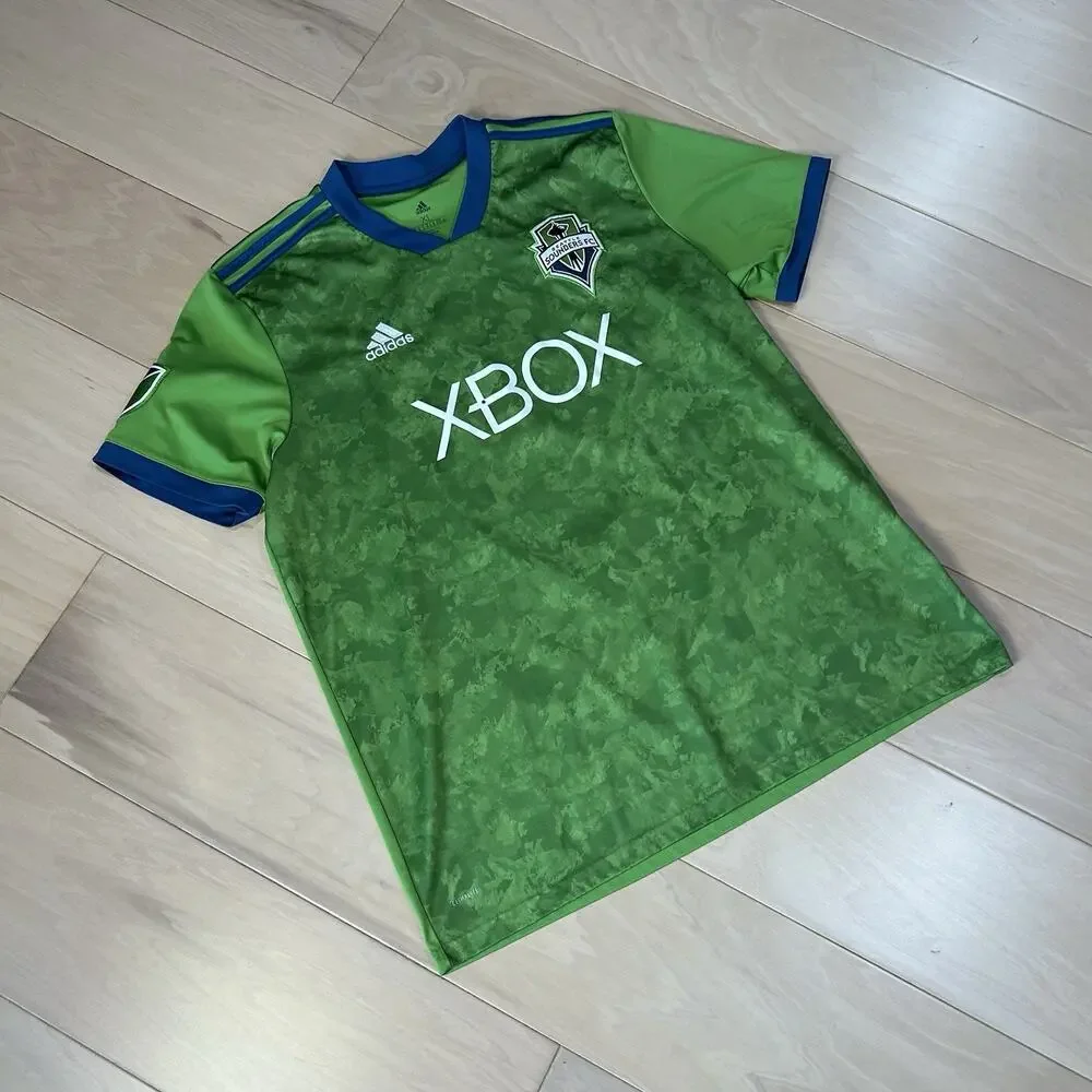 Adidas Seattle Sounders 2018 Home Soccer Jersey Men’s XL